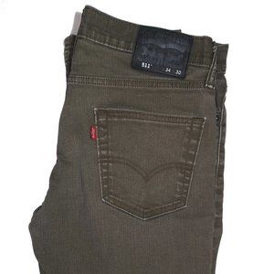 Levi's Men's 511 - 34x30 - Army Green